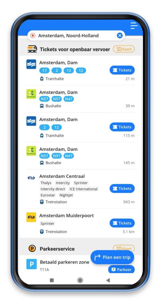 Koop je GVB ticket met Gaiyo